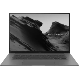 Ноутбук/ ASUS UM5606GA-SS179W 16"(2880x1800 OLED)/AMD Ryzen AI 9 465(2Ghz)/32768Mb/1024PCISSDGb/noDVD/Int:AMD Radeon/Cam/BT/WiFi/83WHr/war 1y/1.5kg/Antrim Gray/Win11Home + алюм корп; +чехол