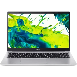 Ноутбук/ ACER Aspire Lite AL15-33P-32EH 15.6"(1920x1080 (матовый) IPS)/Intel Core 3 N355(3.9Ghz)/8192Mb/512PCISSDGb/noDVD/Int:Intel HD/Cam/BT/WiFi/50WHr/war 1y/1.5kg/Siver/NoOS