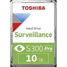 Жесткий диск/ HDD Toshiba SATA3 10Tb Surveillance S300 7200  512Mb 1 year warranty (replacement ST10000VE001, WD102PURP, MG10ADA10TE-V)