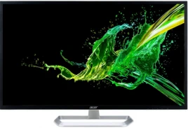 Монитор/ ACER EB321HQAbi 31,5'', Black with silver footstand, plastic back cover, 16:9, IPS, 1920x1080, 4ms, 300cd, 60Hz, 1xVGA + 1xHDMI(1.4)