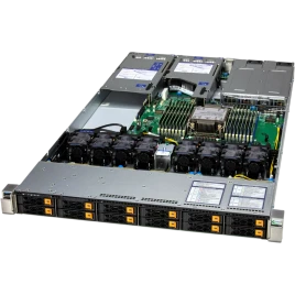 Серверная платформа/ Supermicro Server SYS-112H-TN 1U (1x LGA4710 / 16x DDR5 RDIMM / 12x Hs 2.5" NVMe / 2x M.2 NVMe / VROC Premium / 3x PCIe 5.0 x16 / 2x 10GbE RJ45 Intel X710 / 2x 1200W Power)