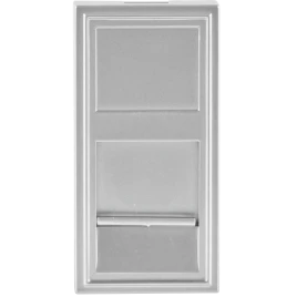 Donel Розетка DEC RJ45 UTP кат.5e, 1мод., алюм. матовая (22.5х45мм)