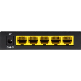 Коммутатор/ Unmanaged Switch 5x100Base-TX, metal case