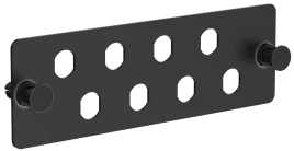 ITK Планка для 8-ми адаптеров оптических FC или ST черная