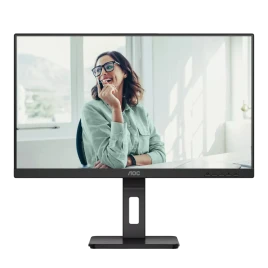 AOC Q27P3CV 27" 2560x1440, IPS, 75Hz, 20M:1, 350cd, 4 ms, 2xHDMI 1.4, DisplayPort 1.2, 4xUSB 3.2, DP+PD USB Type-C * 65W Speakers, RJ45, Height adj 150, pivot, VESA 100, 3Y, Black