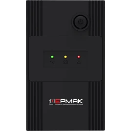 ИБП ЕРМАК Н 850 Оптима линейно-интерактивный, напольный, LED светодиоды, 850ВА/480Вт, 12В 9Ач х 1, Schuko x 2 шт., AVR, USB порт для управления, черный металлический корпус, Г*Ш*В(мм) 320*90*150, вес 5.8 кг.