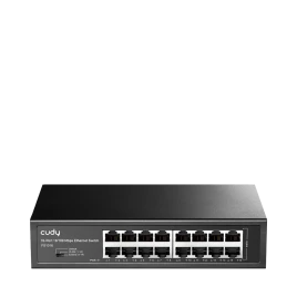 Коммутатор/ 16-Port 10/100 Mbps Switch, 16 10/100 Mbps RJ45 Ports, Switch/VLAN/Extend working mode DIP switch, Rack-mountable Steel Case, Power Saving, Plug & Play, Rack-Mount kits included