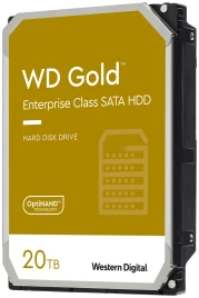 Жесткий диск/ HDD WD SATA3 20Tb Gold 7200 512mb 1 year warranty