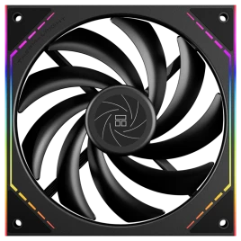 Кулер для корпуса/ Case Cooler Thermalright TL-M14 (140x144x25mm, 4-pin PWM, ARGB, 88.75CFM, 23.7dBA, 1500RPM, Black)