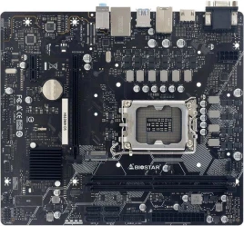 Материнская плата Biostar H610MH D5 Soc-1700 Intel H610 2xDDR5 mATX AC`97 8ch(7.1) GbLAN RAID+VGA+HDMI [H610MH D5]
