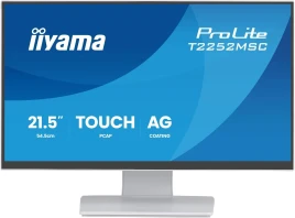 Монитор Iiyama 22" ProLite T2252MSC-W2AG белый IPS LED 5ms 16:9 HDMI M/M матовая 250cd 178гр/178гр 1920x1080 60Hz DP FHD USB Touch 4.5кг