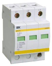 KARAT ОПС1-D УЗИП 3P In=5кА Un=230В Im=10кА IEK