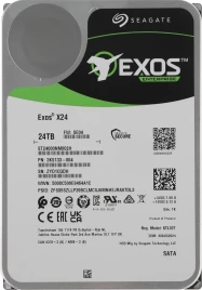Жесткий диск Seagate SATA-III 24TB ST24000NM002H Exos X24 4KN (7200rpm) 512Mb 3.5" [ST24000NM002H]