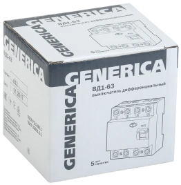 УЗО ВД1-63 4Р 50А 30мА GENERICA