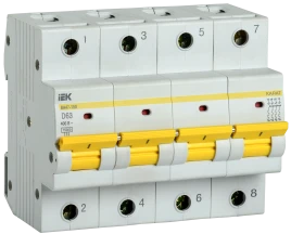 KARAT Авт. выкл. ВА47-150 4P D 63А 15кА IEK
