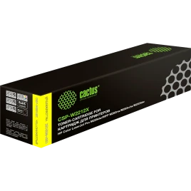 -/ Картридж лазерный Cactus CSP-W2212X 207X желтый (2450стр.) для HP M255/MFP M282/M283