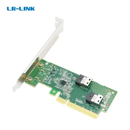 Адаптер для SSD/ PCIe x8 to Two SlimSAS SFF-8654 4i Adapter