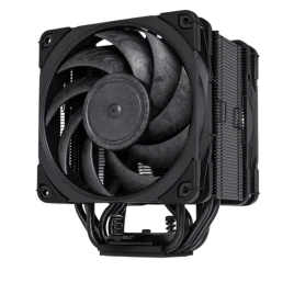 Кулер для процессора/ CPU Cooler Noctua NH-U12A chromax.black (169W, 4-pin PWM, 158mm, Al/Cu, 7x6mm, 2x120x120x25mm, 60CFM, 22.6dBA, 2000RPM, S: 1851/1700/1200/115X, AM5/AM4, Black)