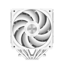Кулер для процессора/ CPU Cooler PCCooler RZ620 WH (260W, 4-pin PWM, 157.5mm, Al/Cu, 6x6mm, 2x120mm, 86.73CFM, 32dBA, 2000RPM, S: 1851/1700/1200/115X, AM5/AM4, white)