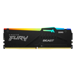 Память оперативная/ Kingston 32GB 5200MT/s DDR5 CL40 DIMM FURY Beast RGB