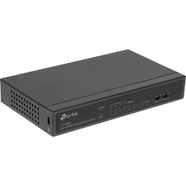 Коммутатор/ 8-port 10/100 Mbps unmanaged switch with 4 PoE ports, metal case, desktop installation, PoE budget-41w.