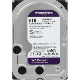 Жесткий диск/ HDD WD SATA3 6TB Purple Surveillancer 5400 RPM 256Mb 1 year warranty