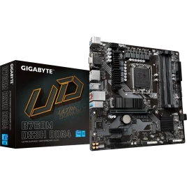 Материнская плата/ MB GIGABYTE INTEL B760 s1700, 4xDDR4(128GB), D-SUB/HDMI 2.0/2xDP, 1xPCIe 4.0x16, 2xPCIe 3.0, 1xLAN (2.5GbE), 4xSATA 6Gb/s, 2xM.2, 1xUSB-C, 3xUSB 3.2, 2xUSB 2.0, mATX