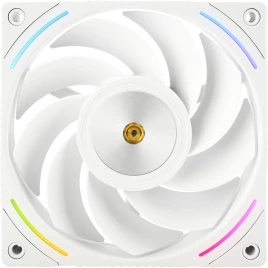 Кулер для корпуса/ Case Cooler Thermalright TL-K12RW Reverse (120x120x25mm, 4-pin PWM, ARGB, 69CFM, 27dBA, 2150RPM, White)