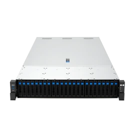 Серверная платформа/ ASUS RS720A-E13-RS24G, 2U, 2x  SP5 (LGA 6096P) TDP 360W, 24x DDR5 6400, 24 x 2.5" hsb NVME, 6 x PCIe gen5 x8, 2x PCIe gen5 x16, 2x OCP3.0 gen5 x16 (SFF), no LAN, 1+1 Redundant 3200W