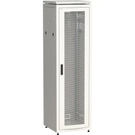 Шкаф сетевой 19" LINEA N 42U 600х800 мм перфорированная передняя дверь серый