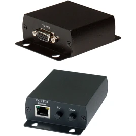 Комплект/ SC&T TTA111VGA Комплект (TTA111VGA-T+TTA111VGA-R) для передачи VGA сигнала по витой паре (до 300 метров) 1 VGA коннектор и RJ45.