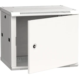 19" настенный шкаф  6U 600х450, металл. передняя дверь, серый (плоск. упак)