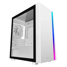 Корпус без блока питания/ Case PCCooler LM300 ARGB WH, Mini-Tower, TG, 1x120mm ARGB, 1xUSB-A 3.0 + 2xUSB-A 2.0, mATX, mITX White