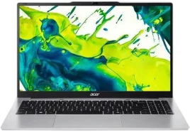 Ноутбук/ ACER Aspire Lite AL15-44P-R01T 15.6"(1920x1080 (матовый) IPS)/AMD Ryzen 5 7430U(2.3Ghz)/16384Mb/512PCISSDGb/noDVD/Int:AMD Vega/Cam/BT/WiFi/50WHr/war 1y/1.5kg/Iron/NoOS