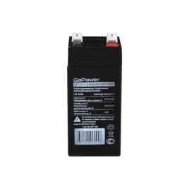 Аккумулятор свинцово-кислотный GoPower LA-445 4V 4.5Ah