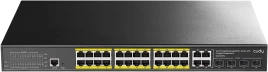 Коммутатор/ 24-Port Layer 2 Managed Gigabit PoE+ Switch with 4 Gigabit Combo Ports, 400W