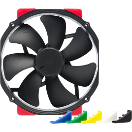 Кулер для корпуса/ Case Cooler Noctua NF-A15 HS-PWM chromax.black.swap (140x150x25mm, 4-pin PWM, 82.5CFM, 24.6dBA, 1500RPM, Black)