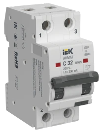 ARMAT АВДТ B10N 2P C32 300мА тип AC IEK