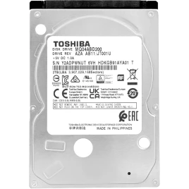 Жесткий диск/ HDD Toshiba SATA 2TB 2.5" 6.0 Gbit/s 5400 rpm 128Mb 1 year warranty (replacement ST2000LM015, ST2000LM007, WD20SPZX)
