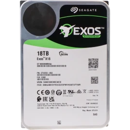 Жесткий диск/ HDD Seagate SAS 18Tb Exos X18 12Gb/s 7200 256Mb LOGO LENOVO (clean pulled) 1 year warranty (replacement MG09SCA18TE, WUH721818AL5204)