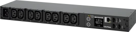 Блок распределения питания/ PDU CyberPower 20SWHVIEC8FNET(41005) NEW 1U, Switched 240V/16A, IEC320-C20 plug , 8 IEC outlets
