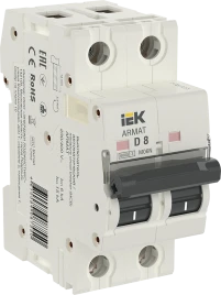 ARMAT Авт. выкл. M06N 2P D 8А IEK