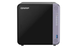 Сетевое хранилище без дисков/ SMB QNAP TS-432X-4G 4-bay 3.5" desktop NAS, AL524 4C 2.0GHz, 4GB DDR4 RAM (max 16GB), 1 x 10GbE SFP+, 2 x 2.5GbE, 1 x PCIe Gen3, 2 x USB 3.2 Gen1