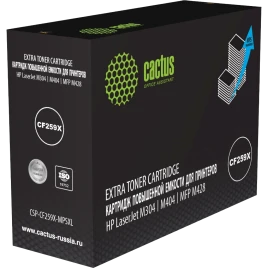 -/ Картридж лазерный Cactus CSP-CF259X-MPSXL CF259X черный (20000стр.) для HP LJ M304/M404/MFP M428