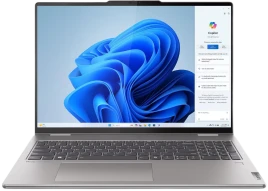 Lenovo Yoga 7 2-in-1 16AHP9 16"(1920x1200 IPS)/Touch/AMD Ryzen 7 8840HS(3.8Ghz)/16384Mb/512PCISSDGb/noDVD/Int:AMD Radeon 780M/Cam/BT/WiFi/71WHr/war 1y/1.99kg/arctic grey/Win11Home_ENG + 65W, с гравировкой