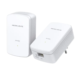 Комплект гигабитных адаптеров Powerline/ AV1000 Gigabit Powerline Kit, HomePlug AV2 standard, 1 Gigabit port, 300m over electrical circuits, plug and play