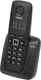 Р/Телефон Dect Gigaset A116 RUS черный АОН