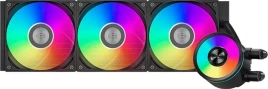 Система водяного охлаждения PcCooler DA360 Pro ARGB Soc-AM5/AM4/1200/1700/1851 черный 4-pin 33.8dB Al 300W Ret (DA360PRO-BKAWXX -GL)