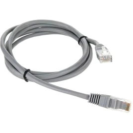 Патчкорд/ Патчкорд литой "Telecom" UTP кат.5е 1,5м серый