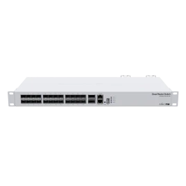 Коммутатор/ CRS326-24S+2Q+RM 40 Gbps QSFP+ ports, 24 10 Gbps SFP+ ports, 320 Gbps throughput, 640 Gbps switching, dual power